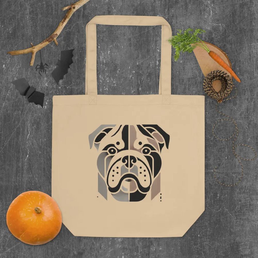 Bulldog Chic Tote Bag product image (5)