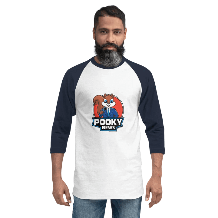 Pooky News ¾ Sleeve Raglan Tee product image (2)