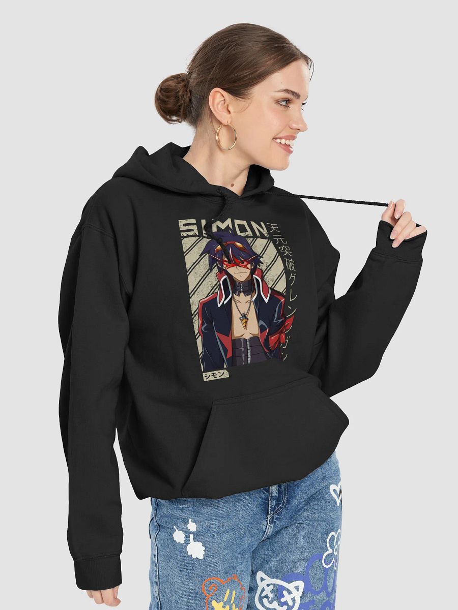 Gurren Lagann Simon Masked Sweatshirt – Gildan Midweight product image (5)