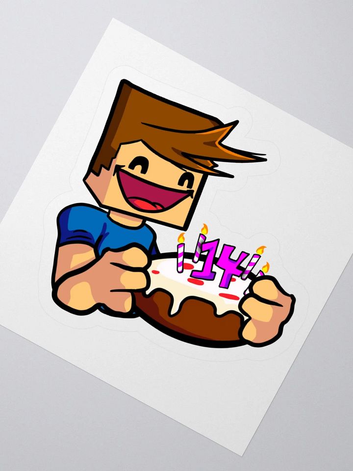 Hentendo Birthday Sticker product image (5)