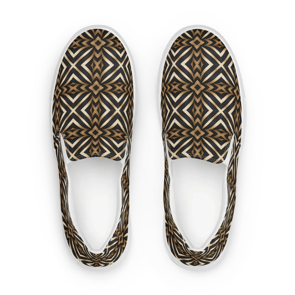 Geometric Illusion Slip-On Shoes product image (1)