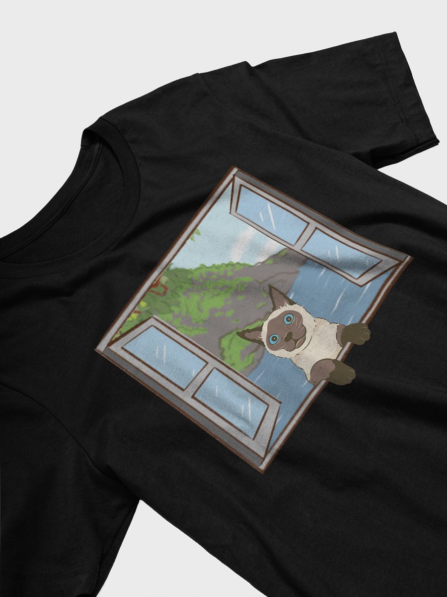 Siamese Cat Peeking Through Window T-Shirt product image (17)