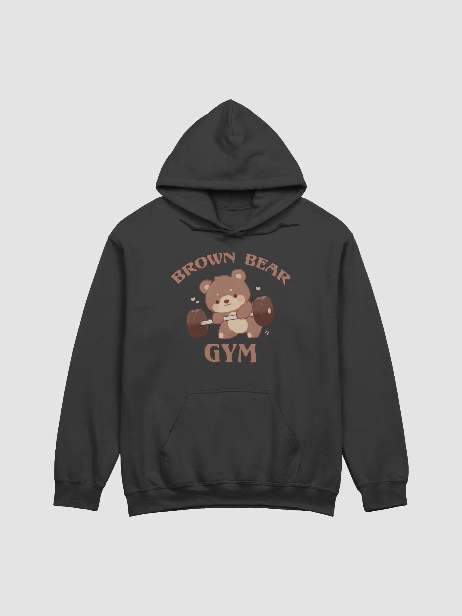 Brown Bear Gym (Cute) - Hoodie product image (2)