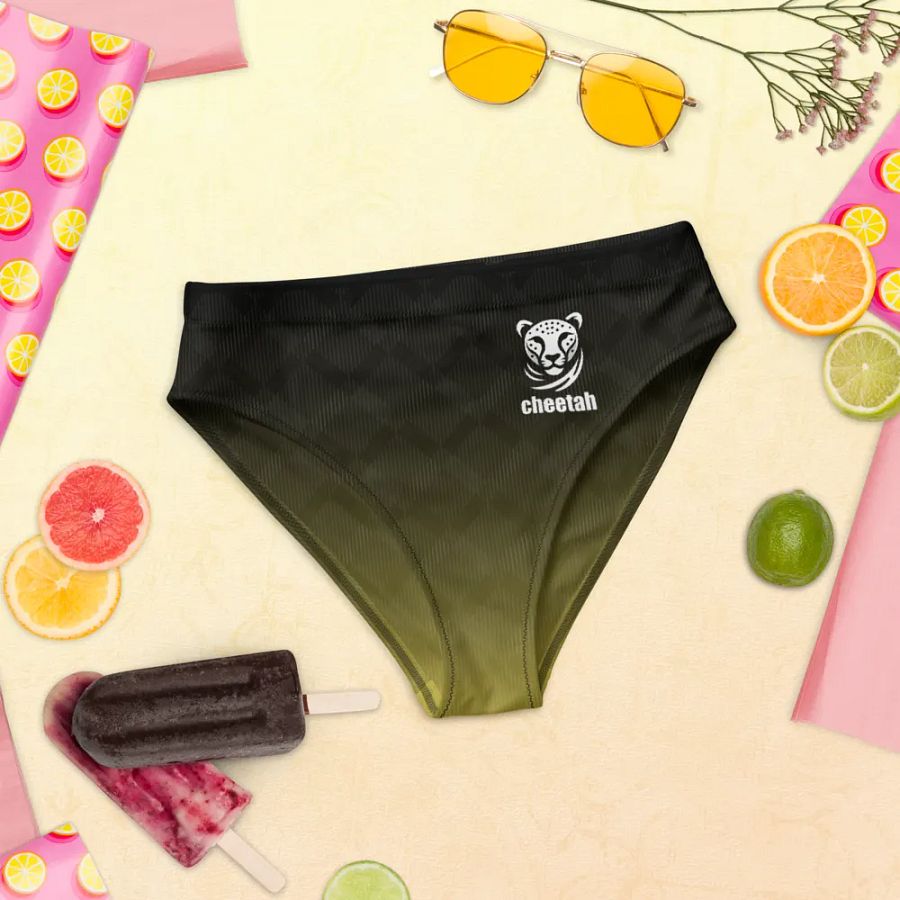 yellow wave athletic bikini bottoms product image (10)