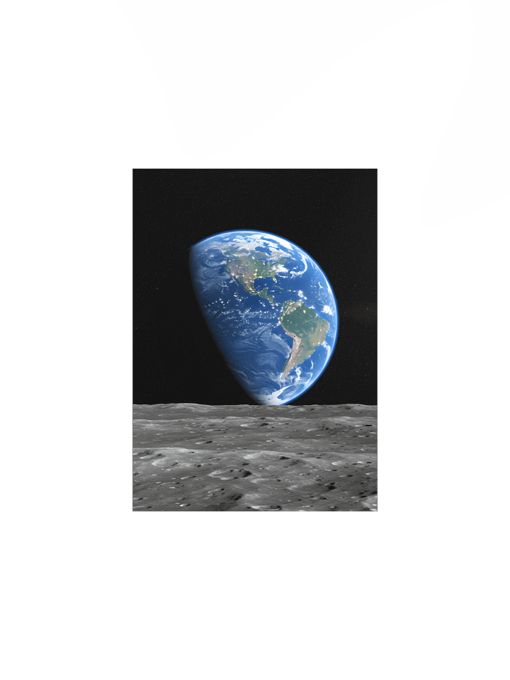 Lunar Horizon: Earth's Embrace Poster product image (3)
