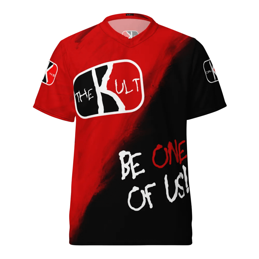 The KULT Red Brush Jersey Alt Sleeves product image (4)