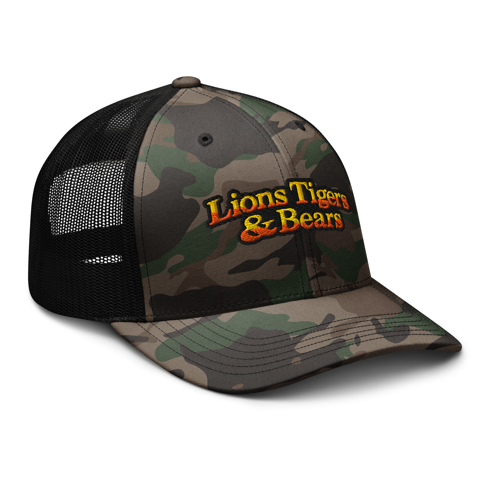 Lions Tigers & Bears Camo Hat product image (6)
