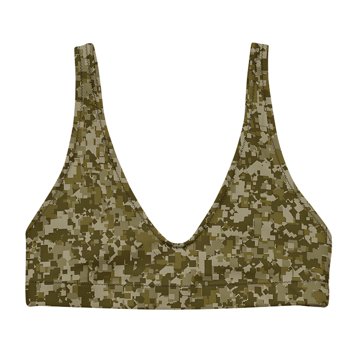 Stealth Chic Recycled Bikini Top product image (1)