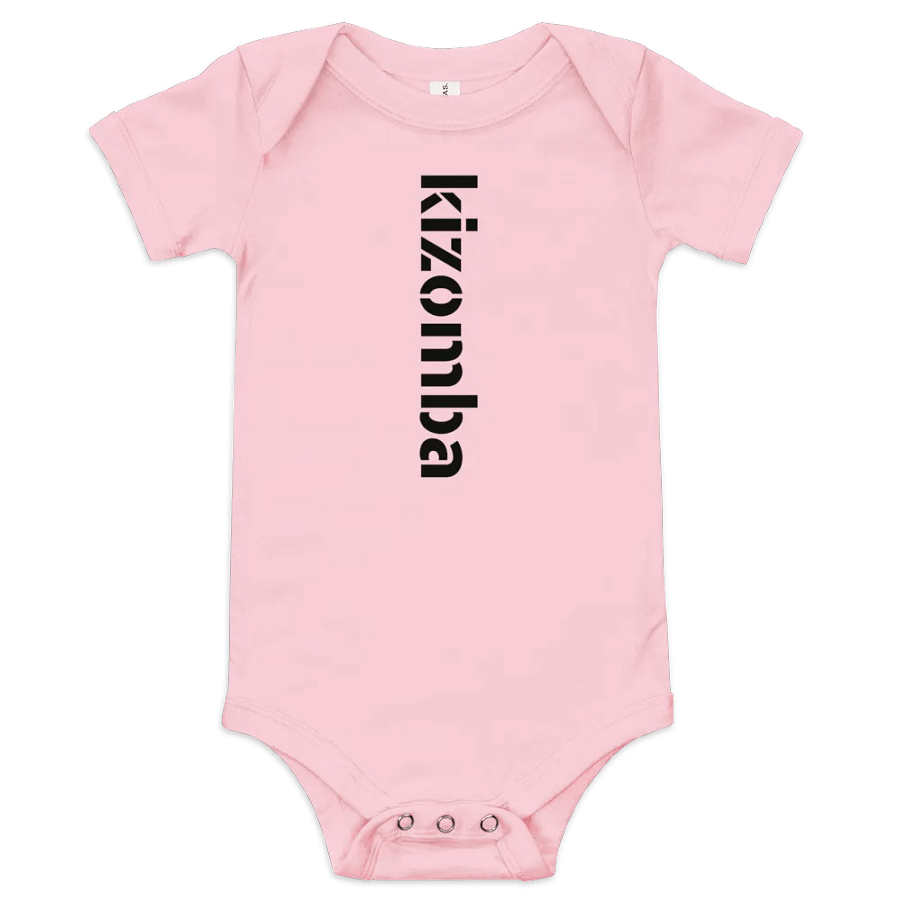 KIZOMBA - BABY SHORT SLEEVE - ONESIE - PINK product image (1)