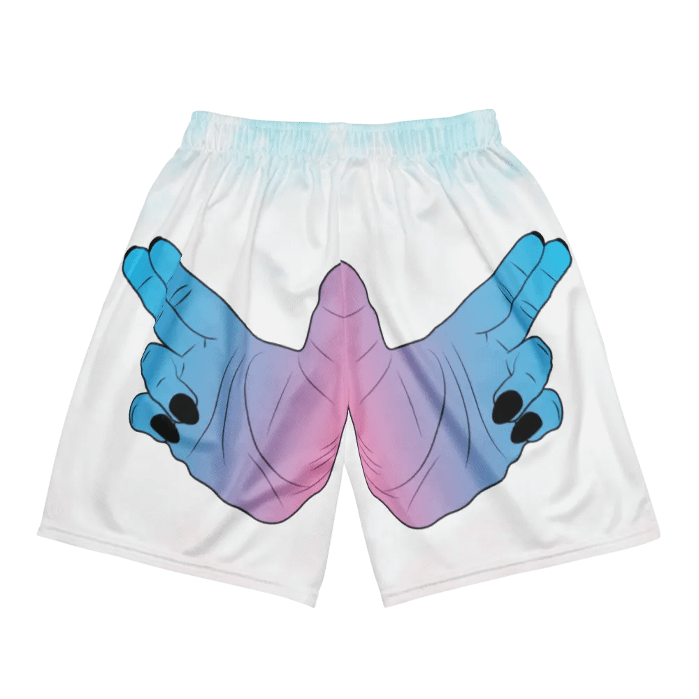 Finger Guns (trans flag) Mesh Shorts product image (5)