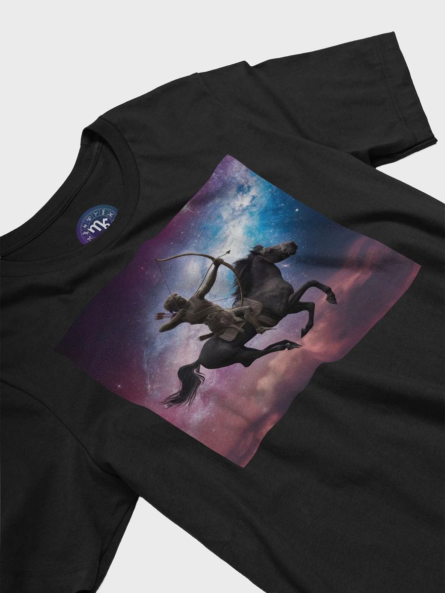 Sagittarius Zodiac Unisex Supersoft T-Shirt with Galactic Design product image (5)