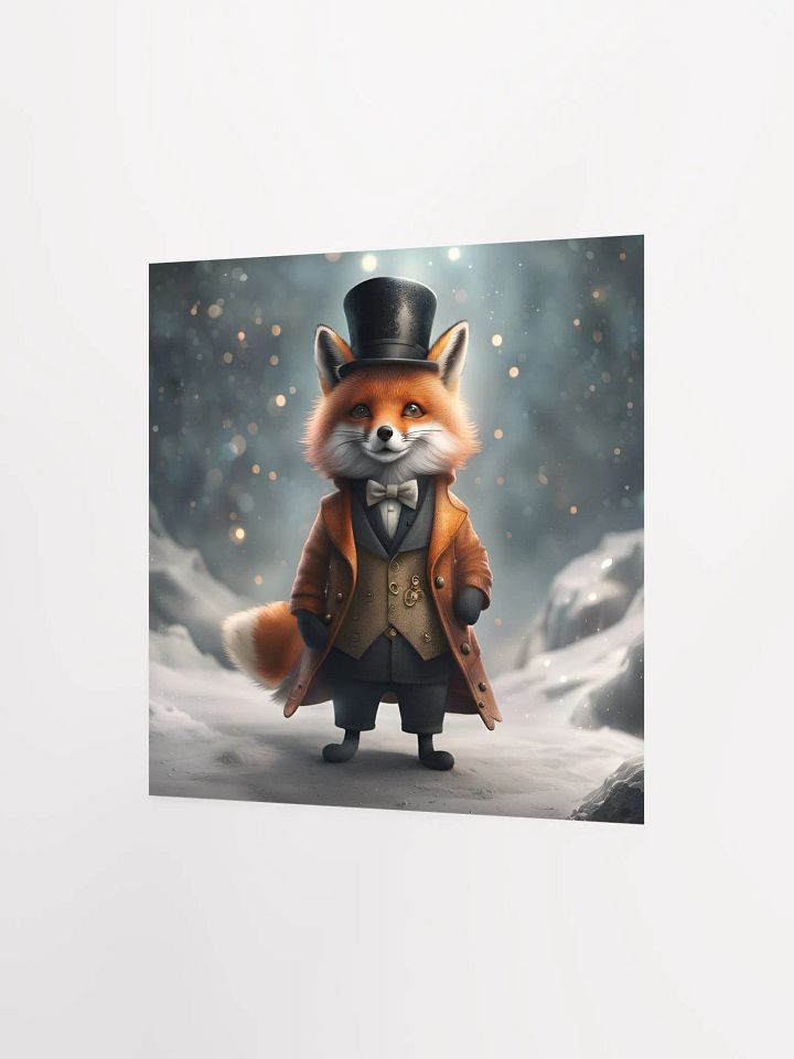 Smart Dressed Fox Poster product image (4)