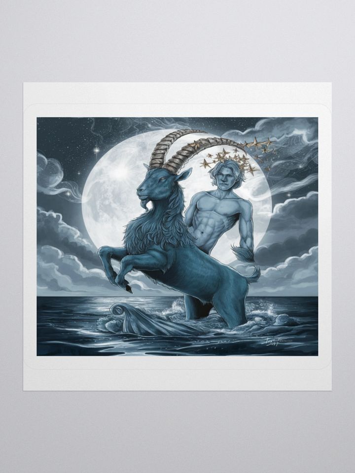 Capricorn Cosmos Kisscut Sticker product image (1)