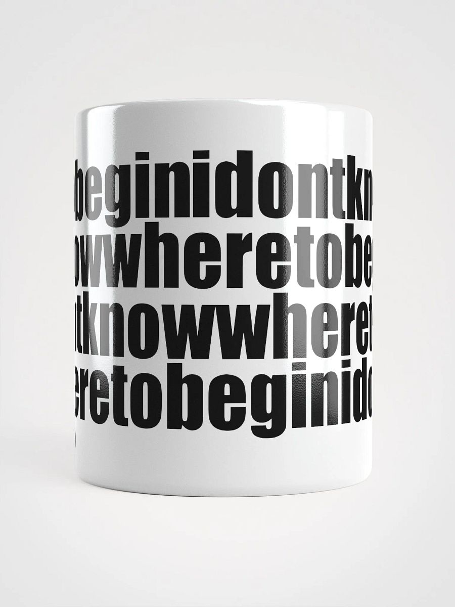 Idontknowwheretobegin Mug product image (9)