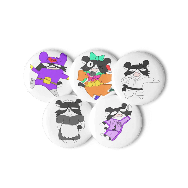Pin buttons lots of Hampan part2 product image (3)