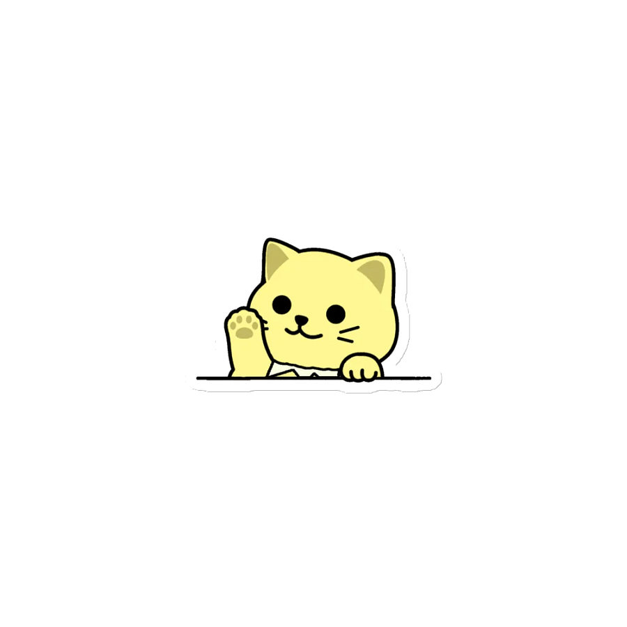 Special Cat Waving Magnet product image (1)