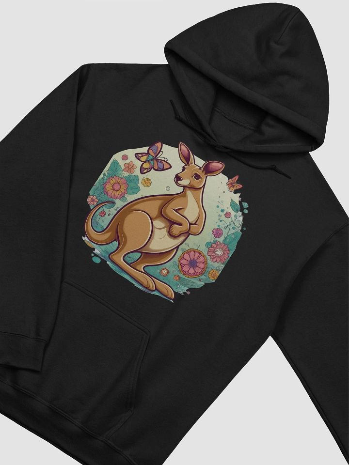 Floral Kangaroo Classic Hoodie product image (9)