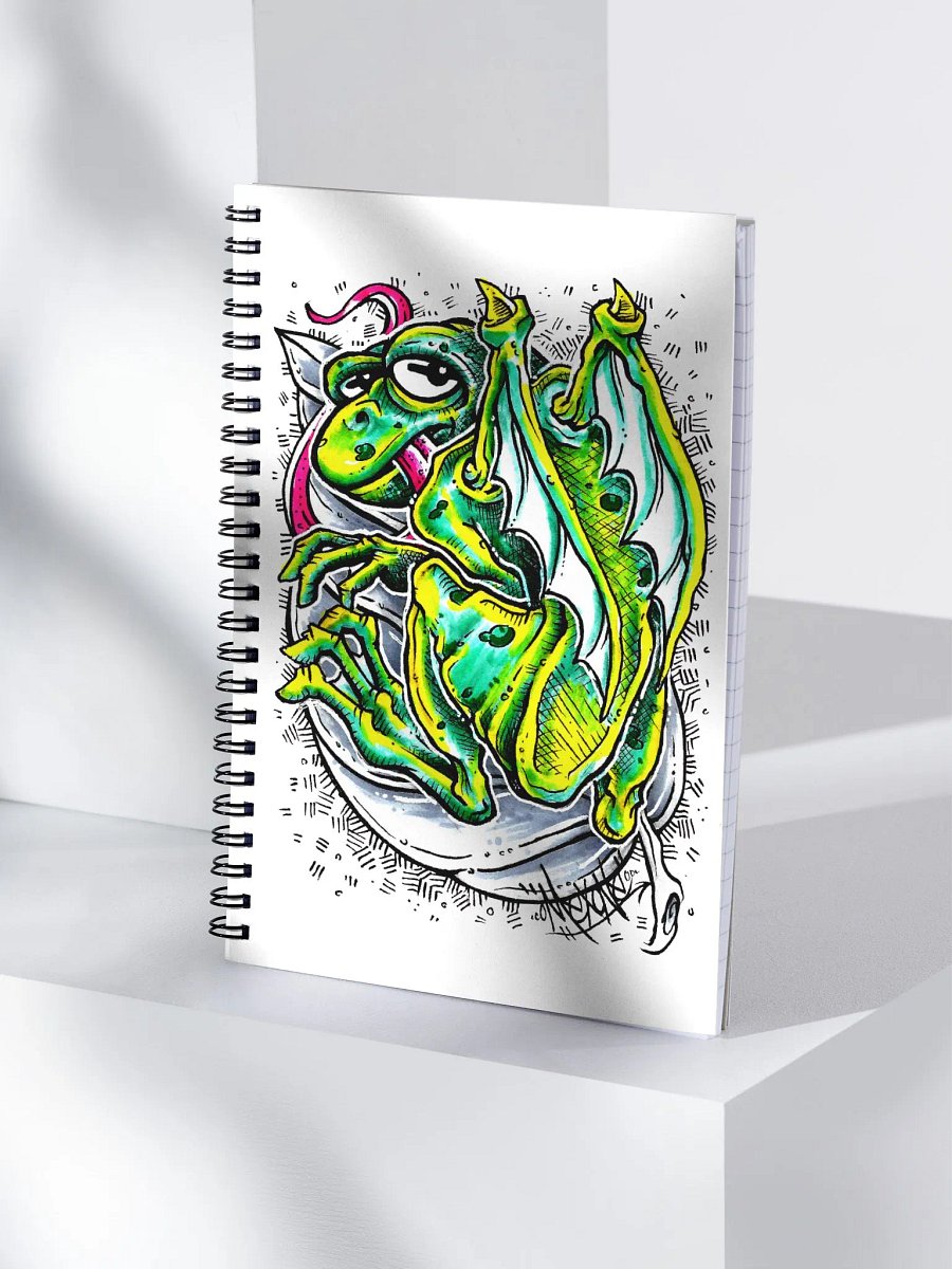 Frog Spiral Notebook product image (4)