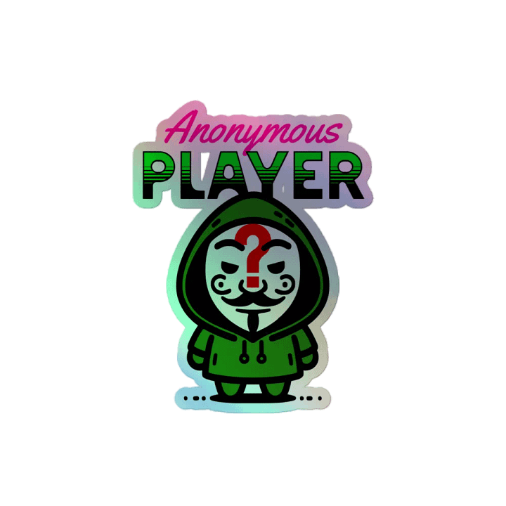 Anonymous Player Holo Sticker product image (2)