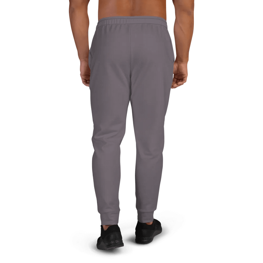 Plain Dark Brown Light Summer Recycled Polyester Premium Men's Joggers by Treasure Pie product image (4)