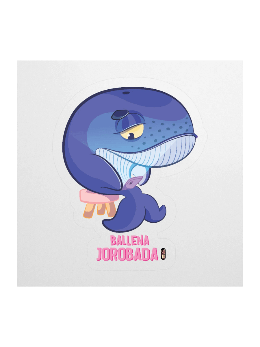 Ballena Jorobada - Sticker (Kiss Cut) product image (1)