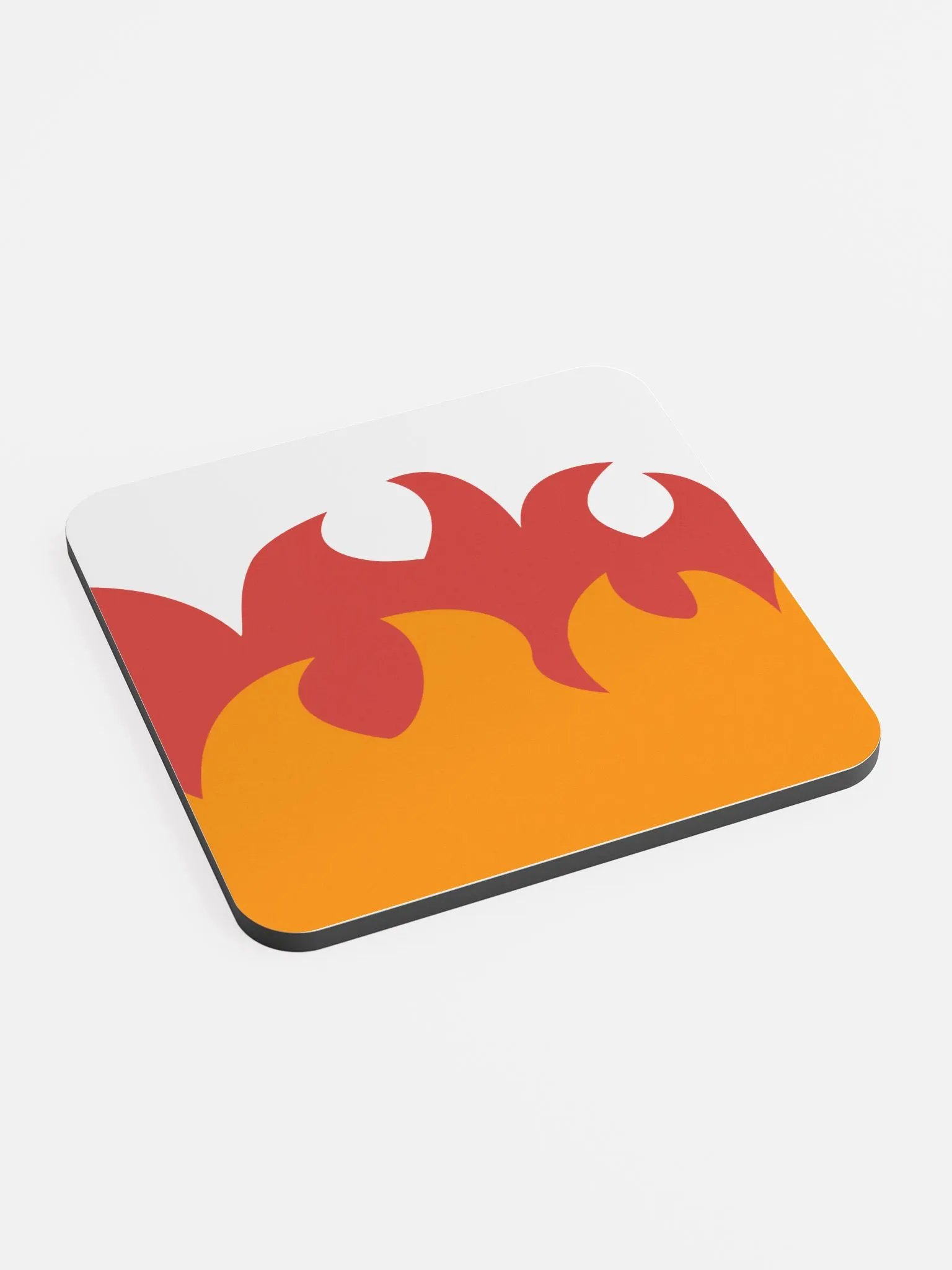 Fires of Heck Glossed Cork Coaster product image (2)