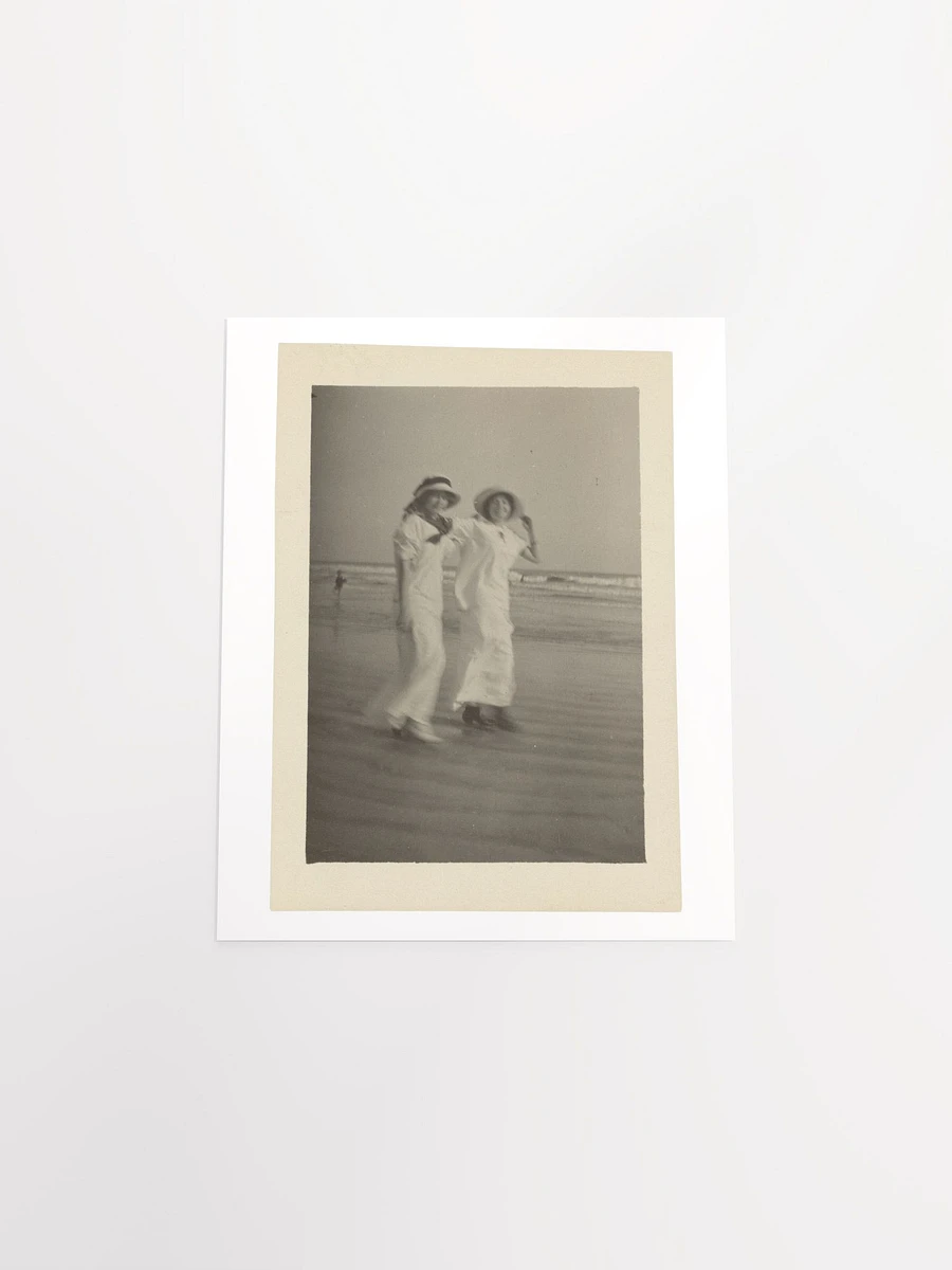 Women In White Dresses On Beach By Louis Fleckenstein (1907–1943) - Print product image (14)