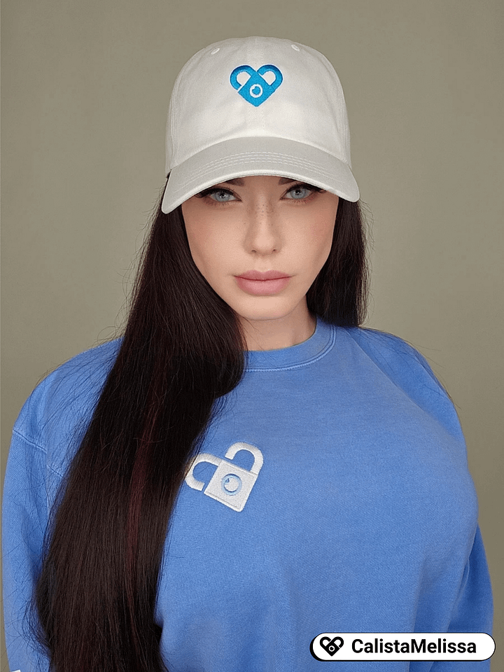 White Dad Hat product image (1)