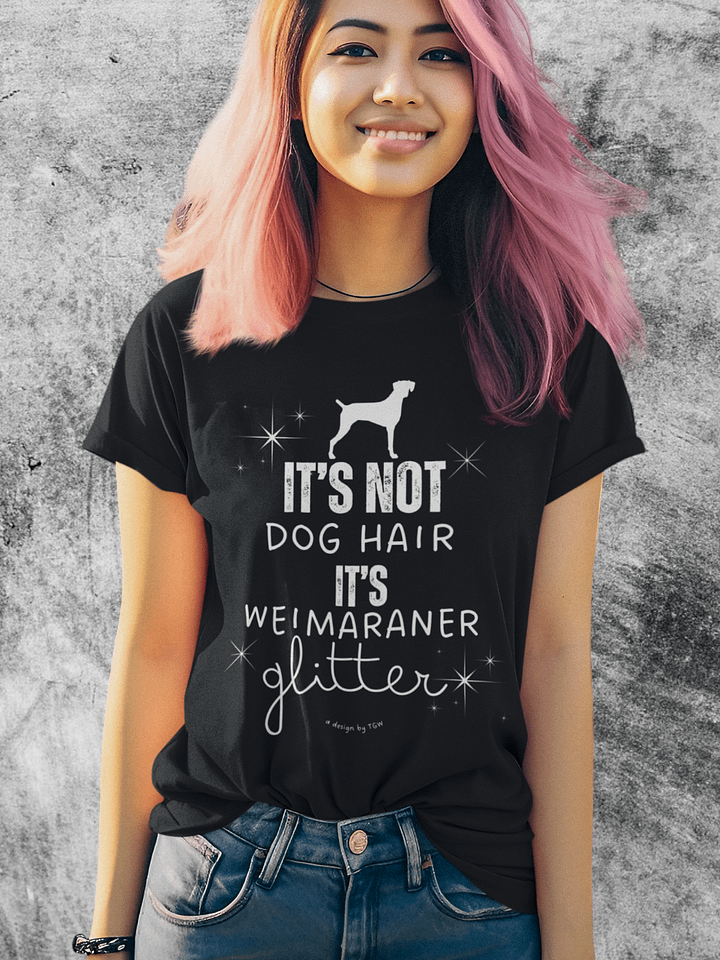 Weim Glitter - Bella+Canvas Supersoft T-shirt (white print) product image (1)