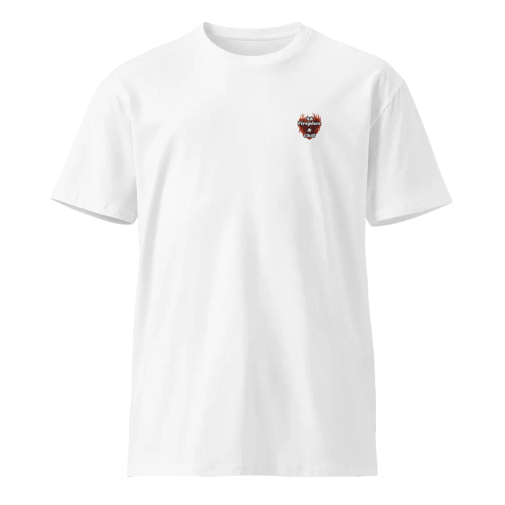 Flaming Heart - 4K Fireplace & Chill | Embroidered Tee product image (5)