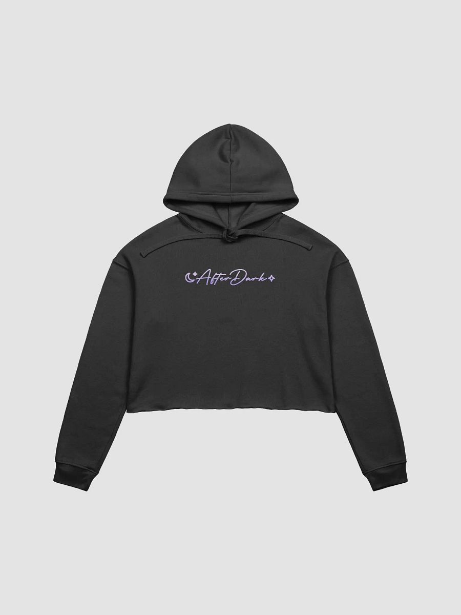 Crop Top AfterDark Hoodie - Black product image (2)