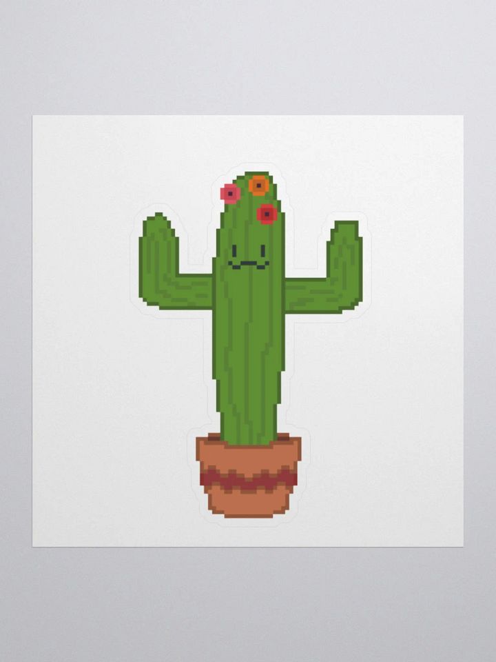 Cactus Claude Sticker product image (1)