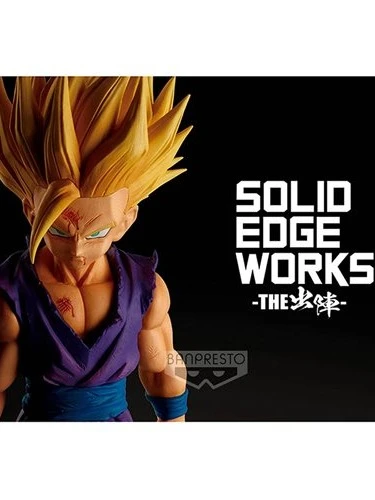 Dragon Ball Z Super Saiyan 2 Gohan Version A Vol. 5 Solid Edge Works Statue - Banpresto PVC Collectible product image (8)