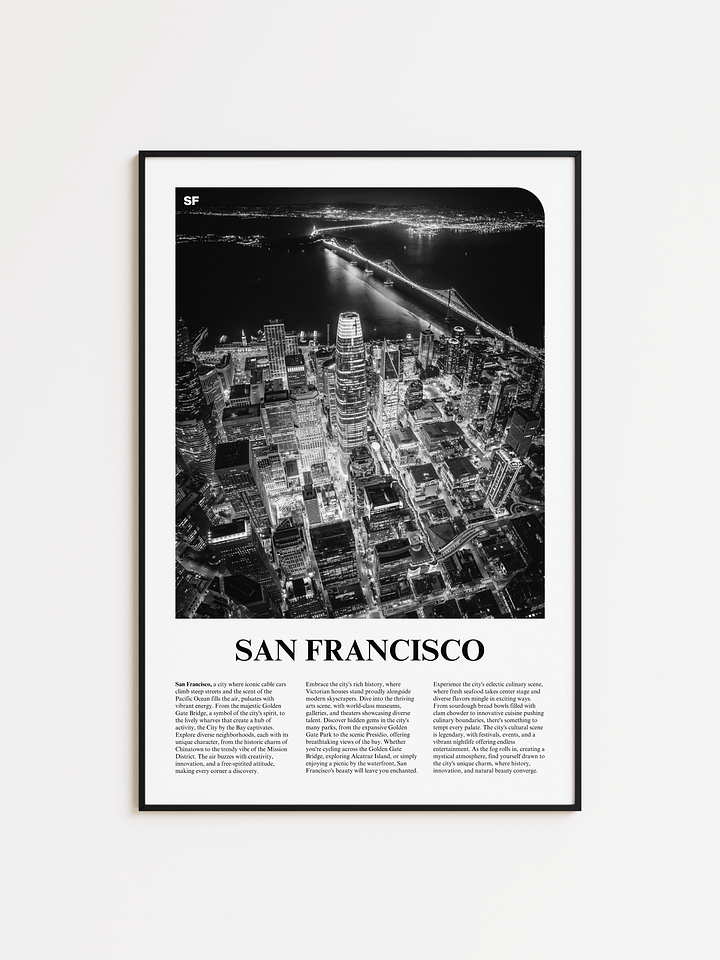 San Francisco 04 Newspaper Poster product image (1)