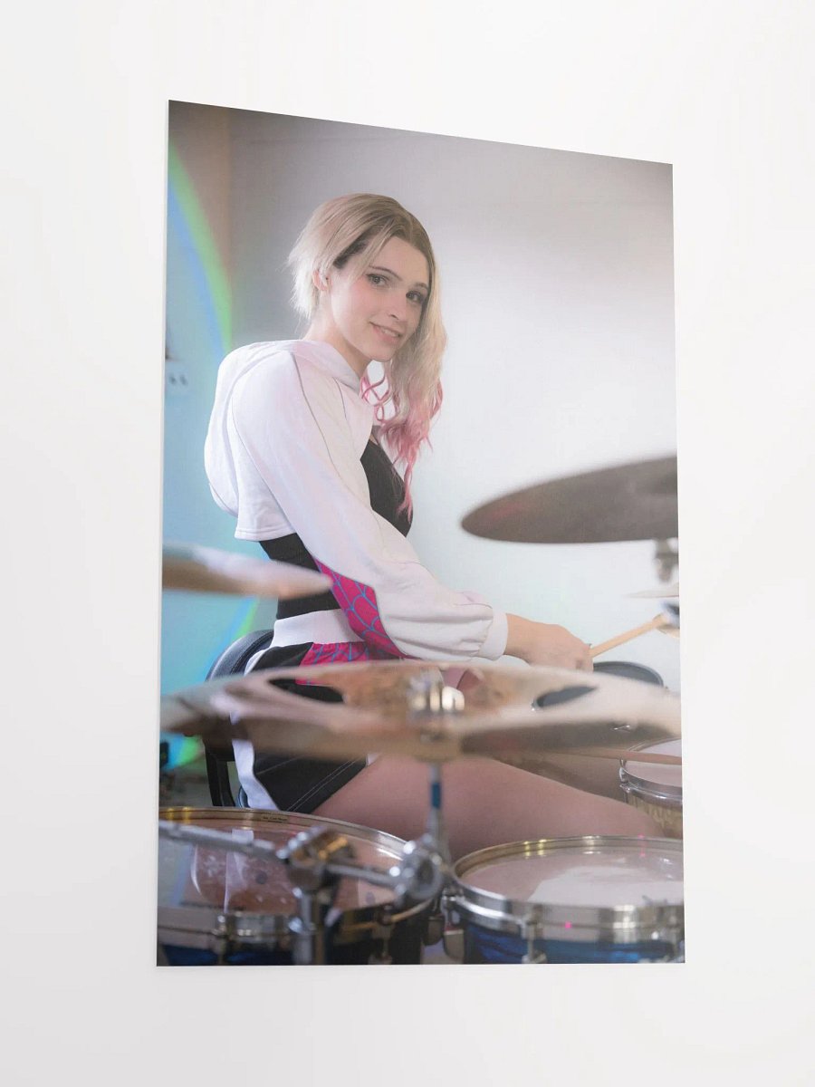 Gwen Drumming Cosplay Poster Print product image (3)