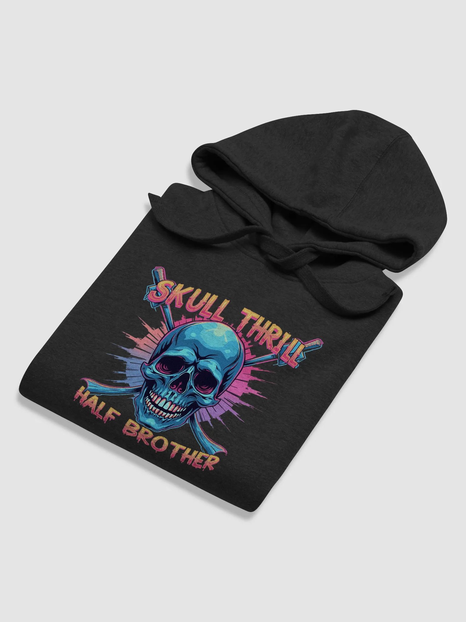 Skull Thrill Half Brother Hoodie product image (6)