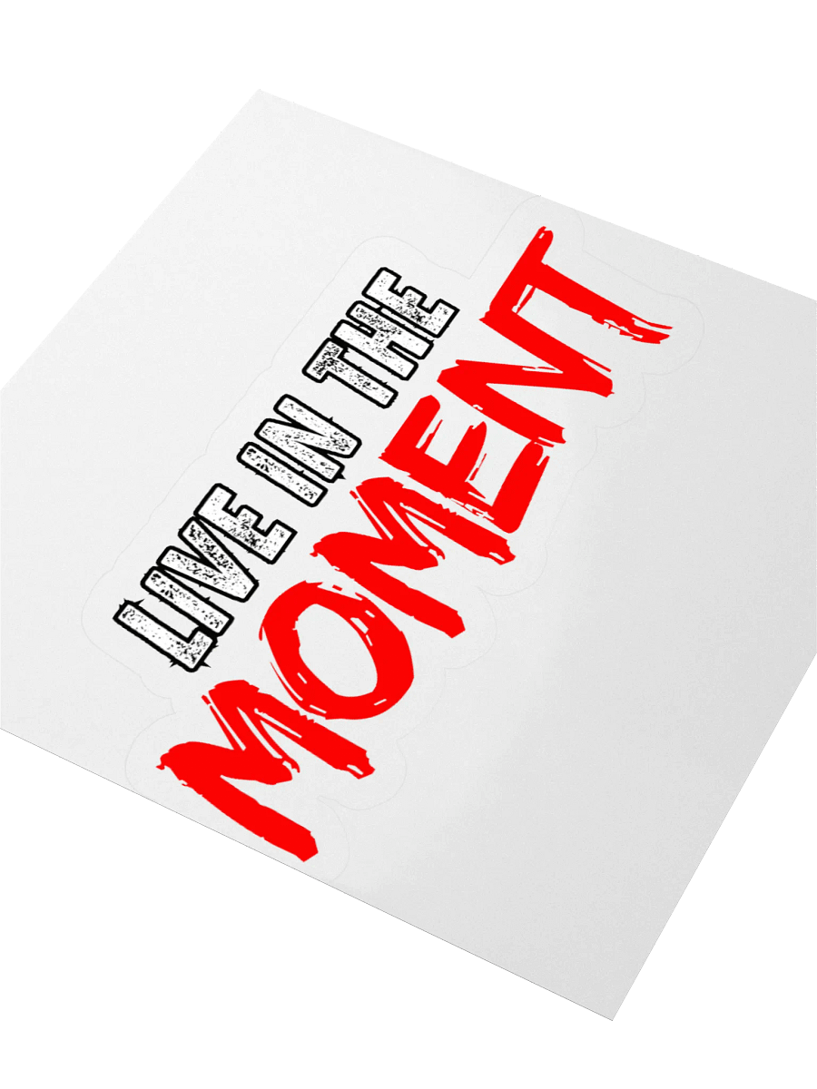 Live in the Moment Kiss Cut Stickers product image (8)
