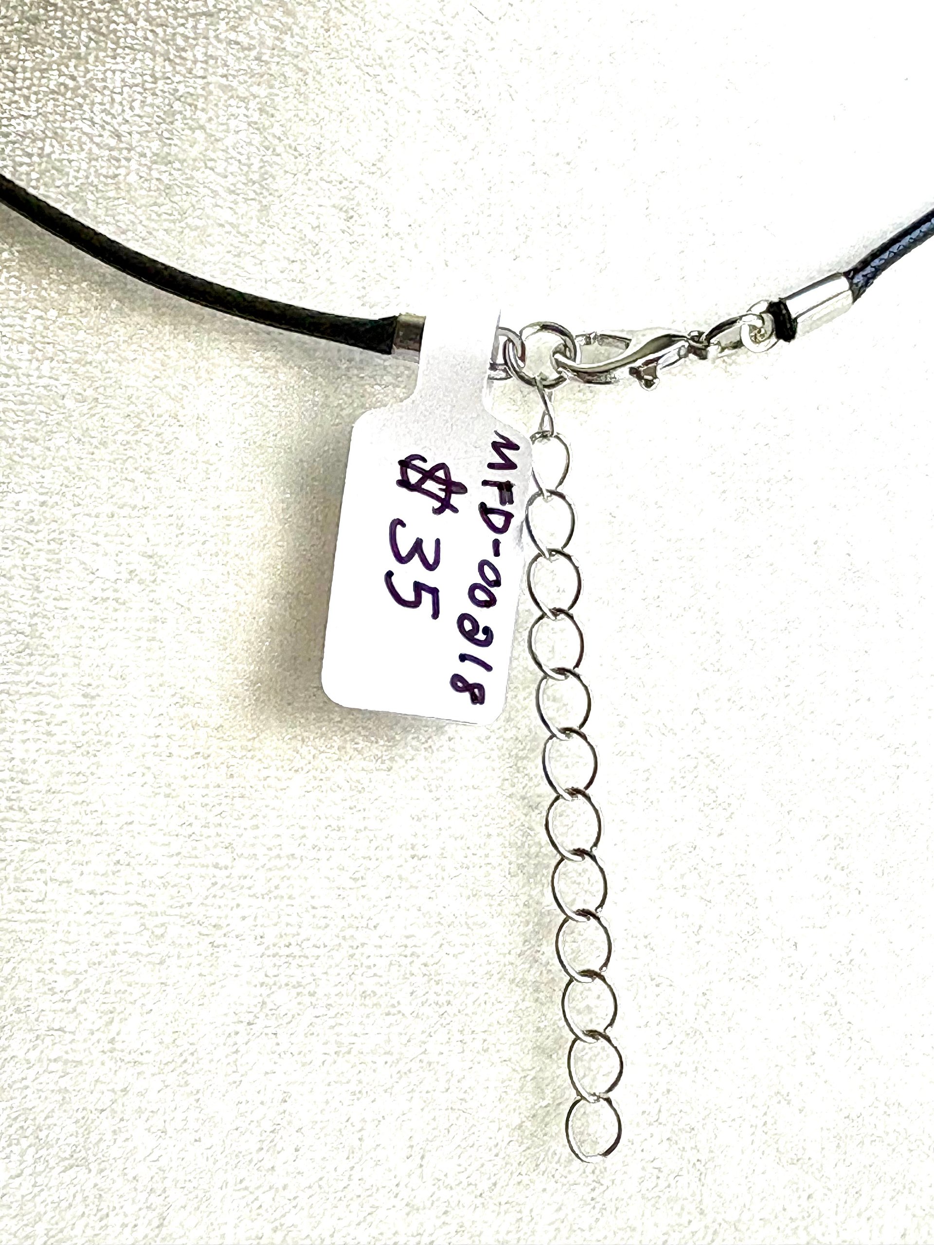 MFD-00218 | Horizon Sea Glass Pendant Necklace – Atlantic Ocean Green Handmade Bead & Sea Glass Art | Coastal Charm Jewelry by Monique Faella Designs™ product image (7)