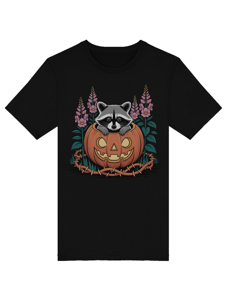 Whimsical Raccoon & Pumpkin Tee product image (20)
