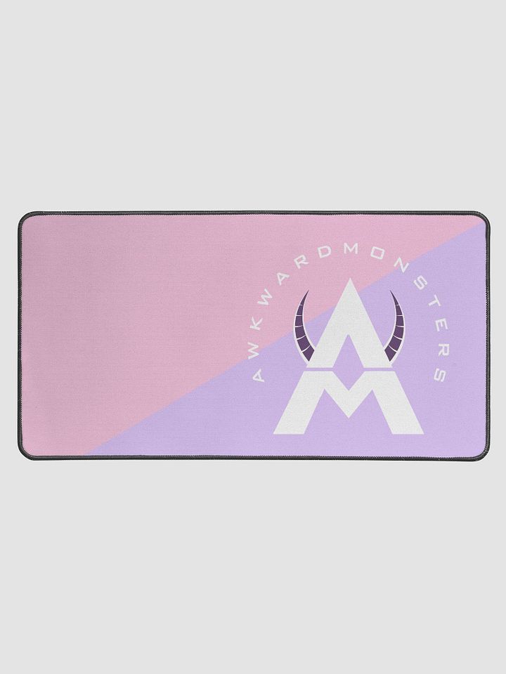 AM Fancy Logo Desk Mat Pink/Purple product image (1)