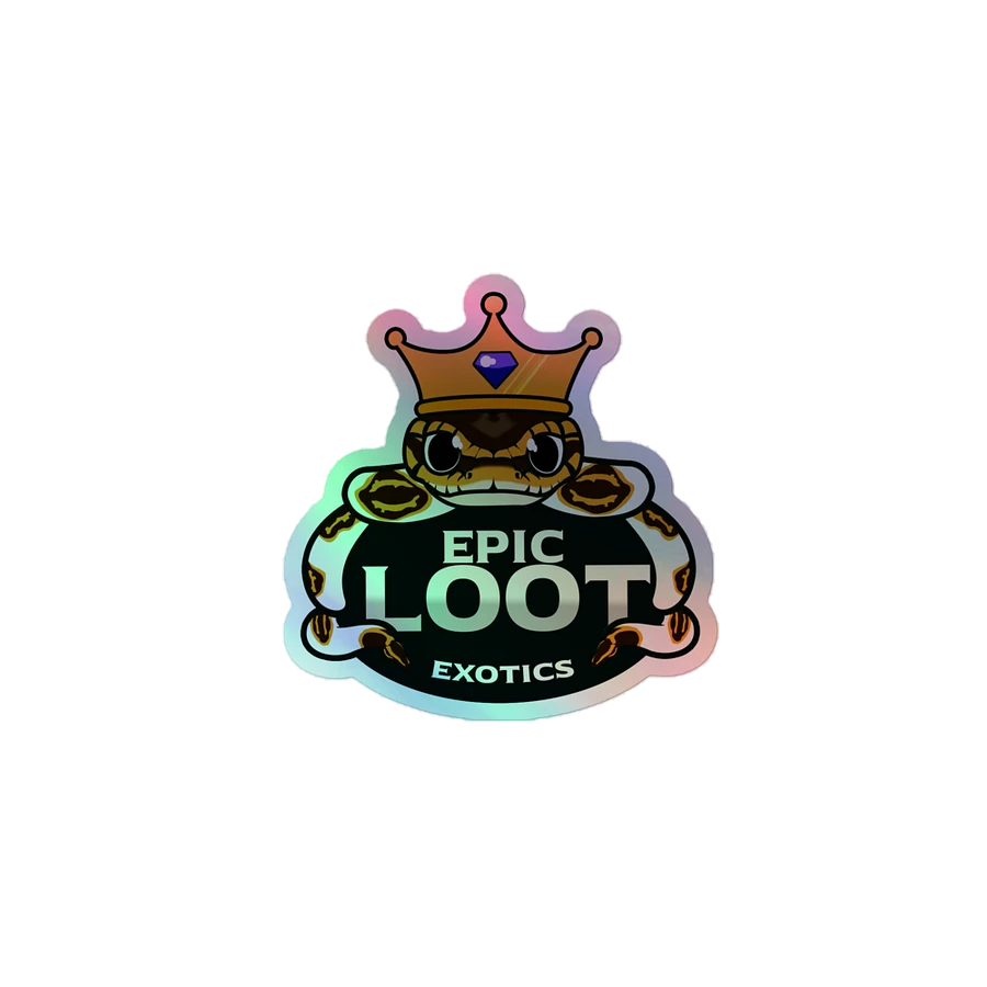 Uncommon - Epic Loot Holographic Logo Sticker product image (1)
