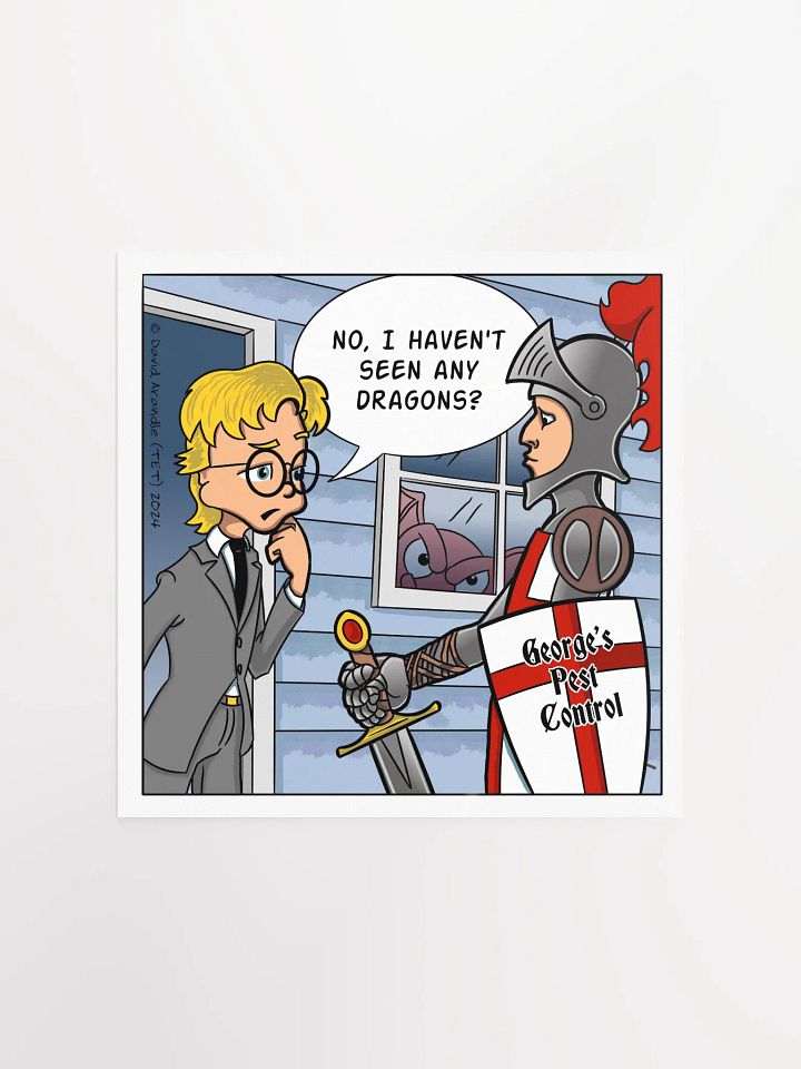 No, I Haven't Seen Any Dragons - Resident Dragon Poster product image (1)