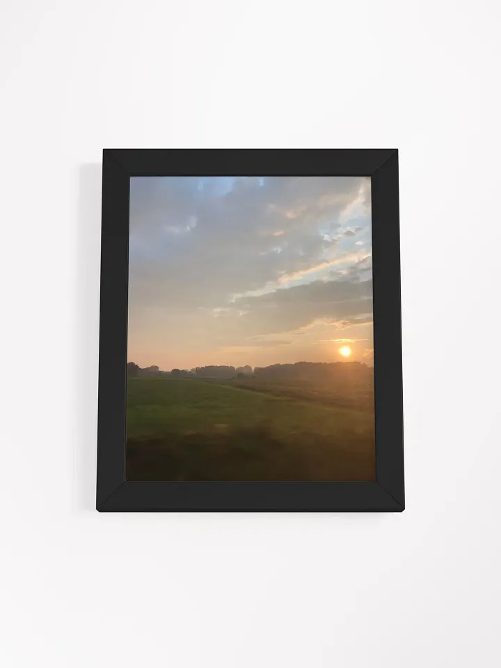Hazy Evening High Quality Matte Poster product image (1)