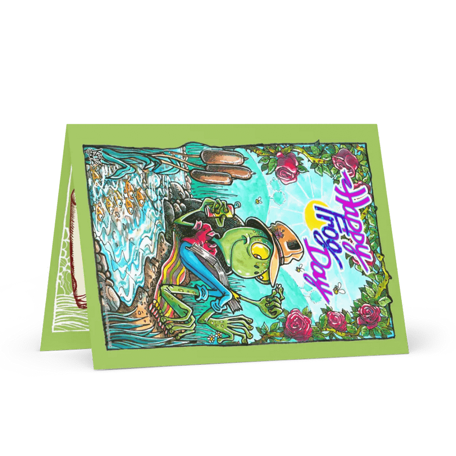 Happy Frog Day Greetings Card product image (7)