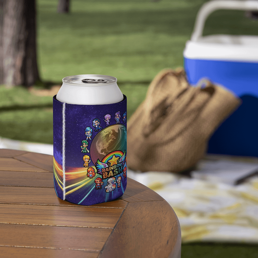 Rainbow Bash Koozie product image (5)
