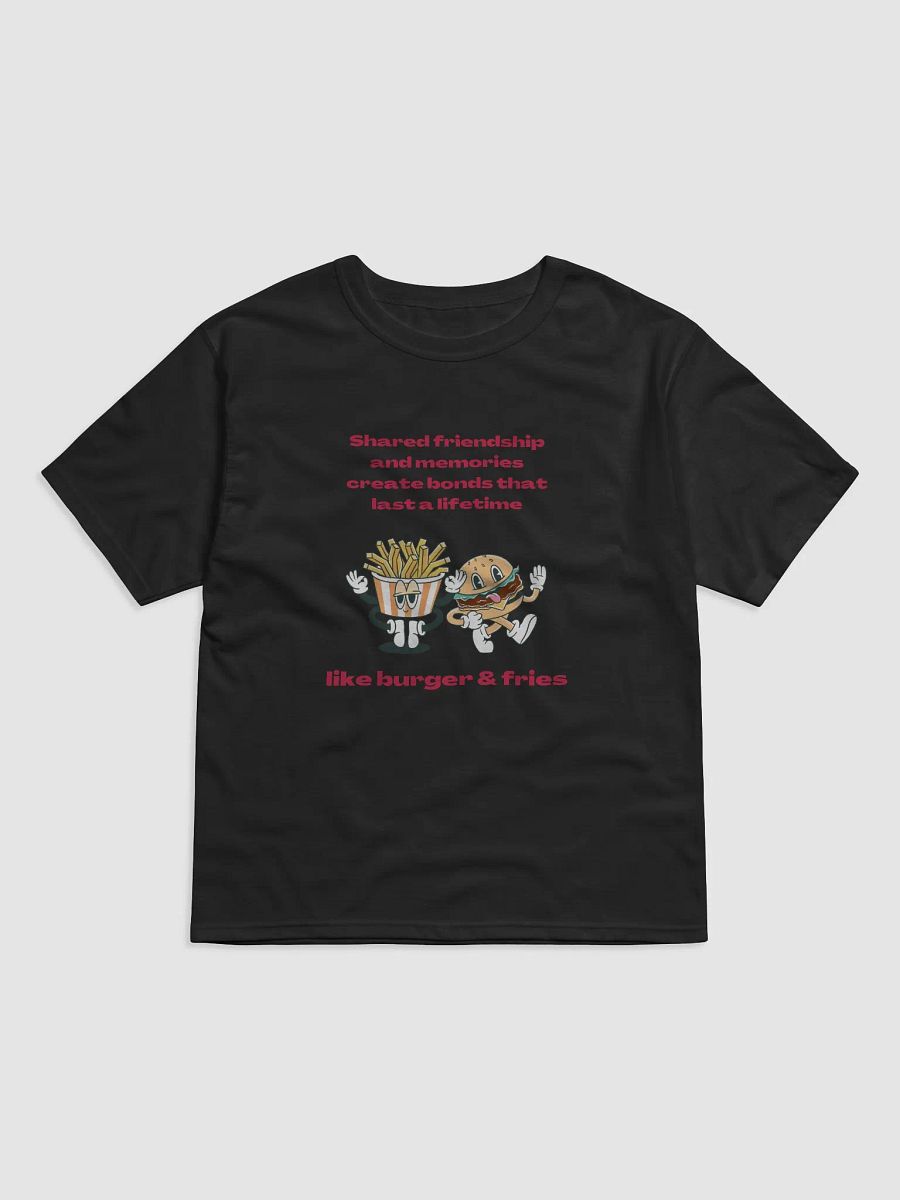 Enduring Companionship: Burger & Fries T-Shirt product image (1)