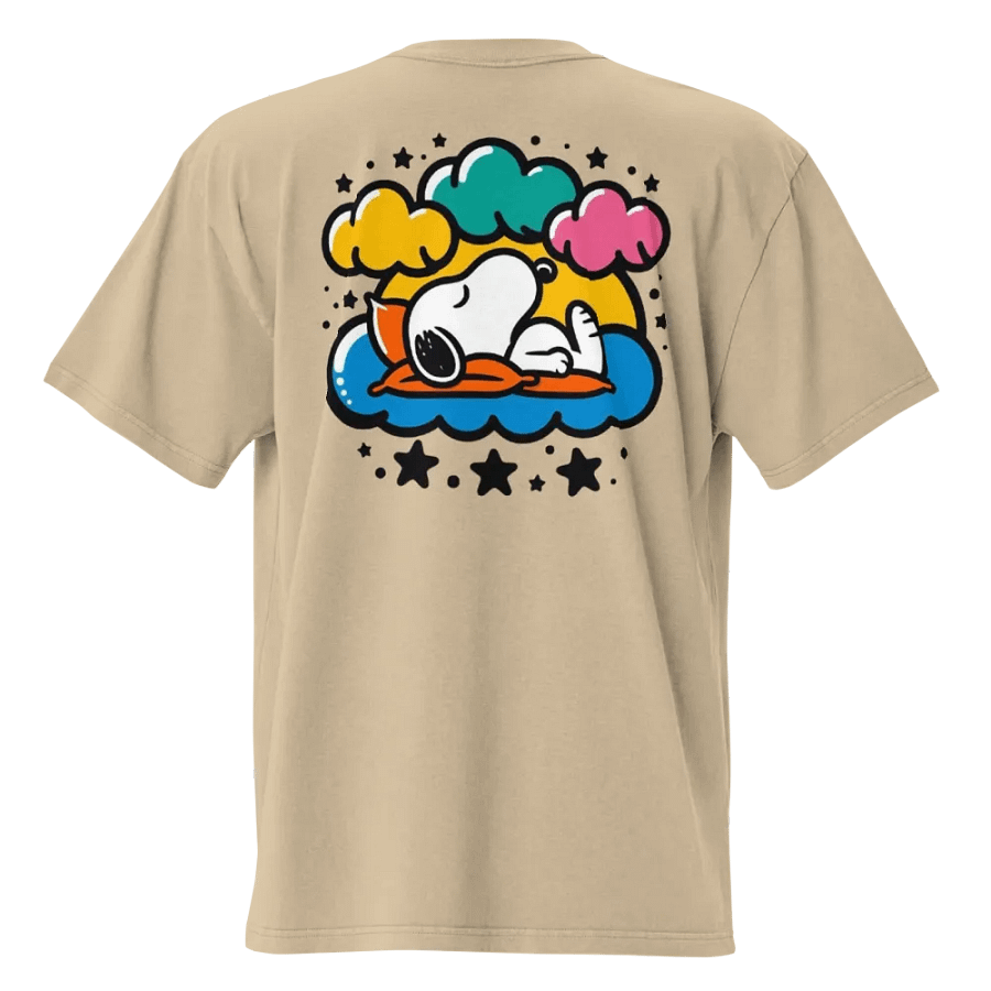 Dreamy Dog Clouds Oversized T-Shirt product image (5)