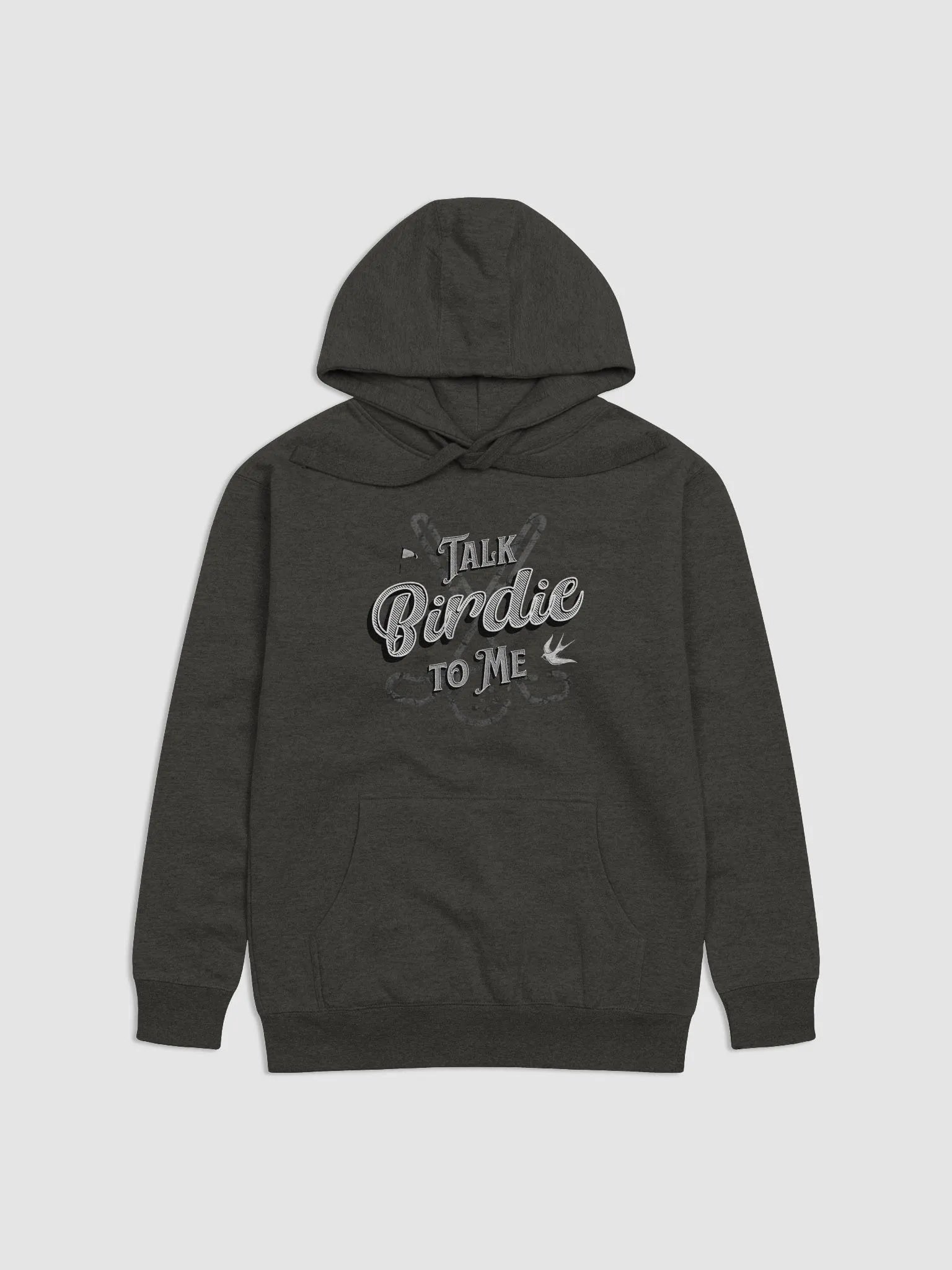 Talk Birdie to Me witty golf hoodie sweatshirt product image (1)