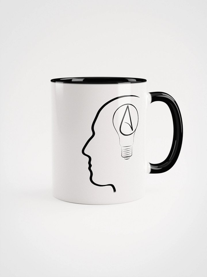 The Thinking Atheist logo mug (white) product image (2)