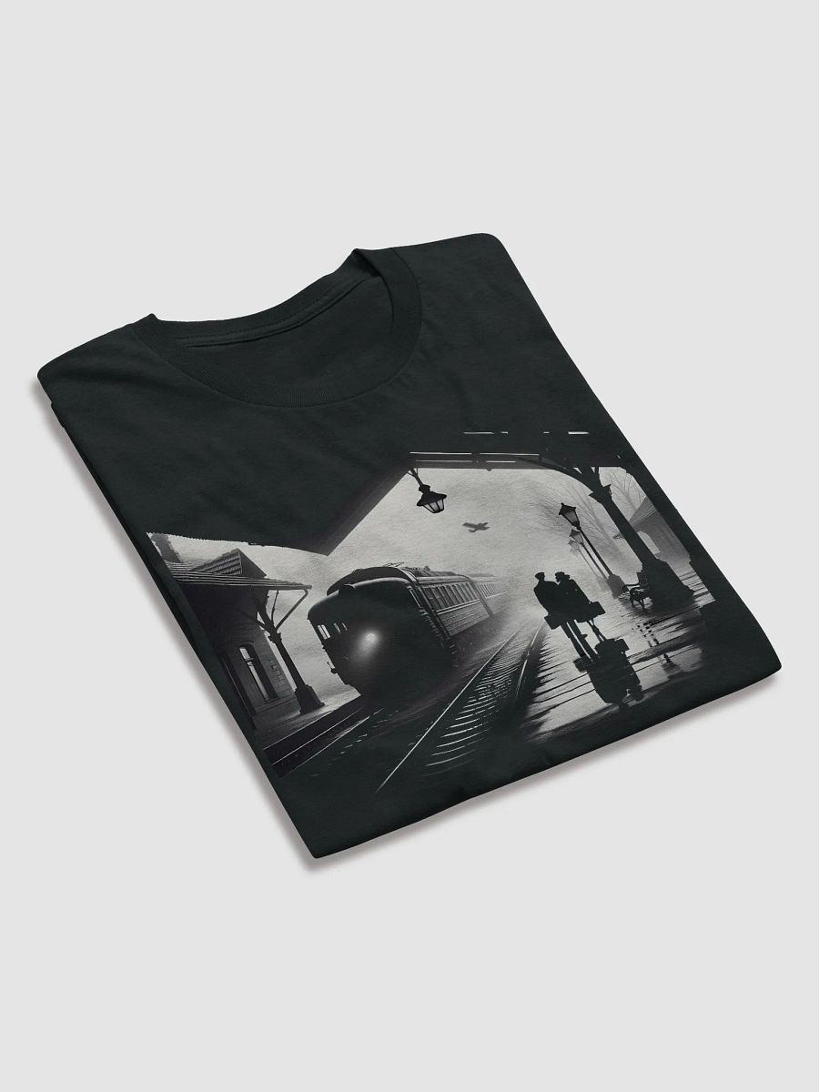 Departure Noir: Lovers at the Station (Front Print Womens Tee) product image (4)